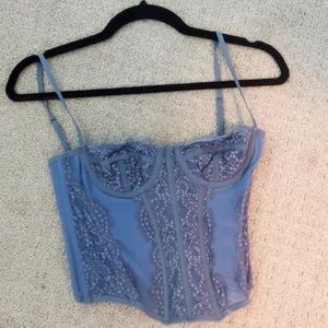 Purple urban outfitters corset top